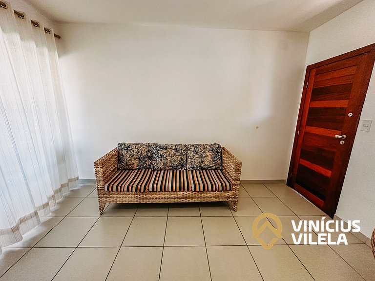 Apartamento pavimento superior com 2 quartos (todos com ar c