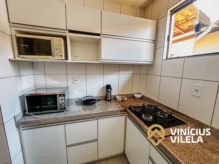 Apartamento pavimento superior com 2 quartos (todos com ar c