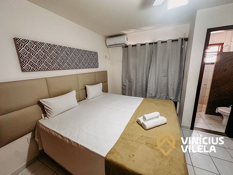 Casa com 3 suítes ambas com ar condicionado e TV, gourmet pr
