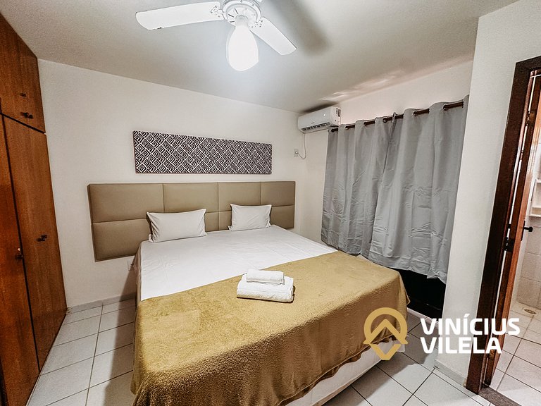 Casa com 3 suítes ambas com ar condicionado e TV, gourmet pr