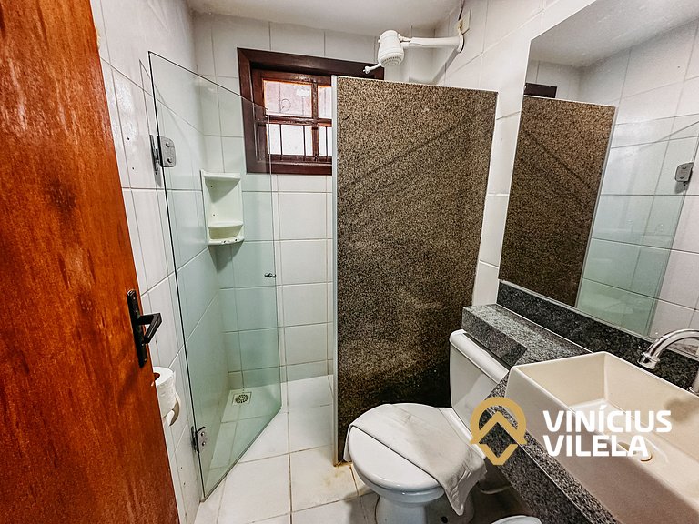Casa com 3 suítes ambas com ar condicionado e TV, gourmet pr