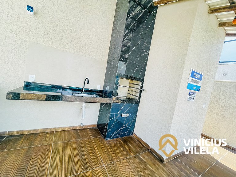 Casa 3Q toda clmatizada, Praia de Taperapuã