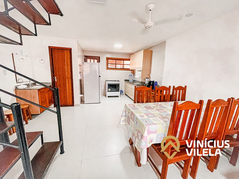 Casa toda reformada com 2 suítes (ambas com ar split) área g