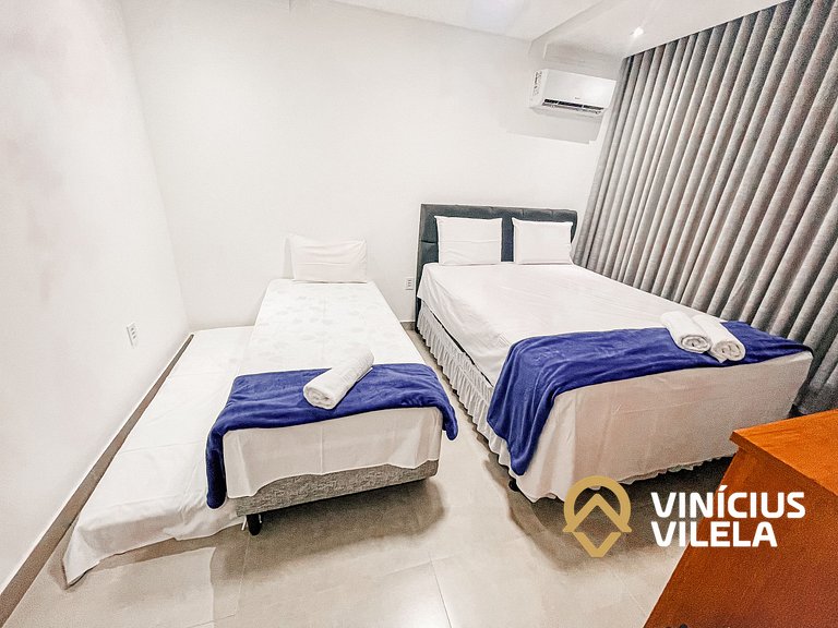 Casa Individual com 2 suítes, cozinha completa, Internet pri