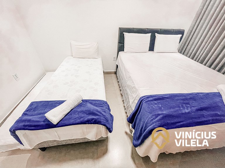 Casa Individual com 2 suítes, cozinha completa, Internet pri