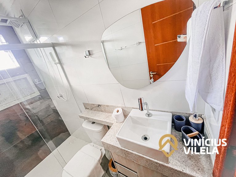 Casa Individual com 2 suítes, cozinha completa, Internet pri