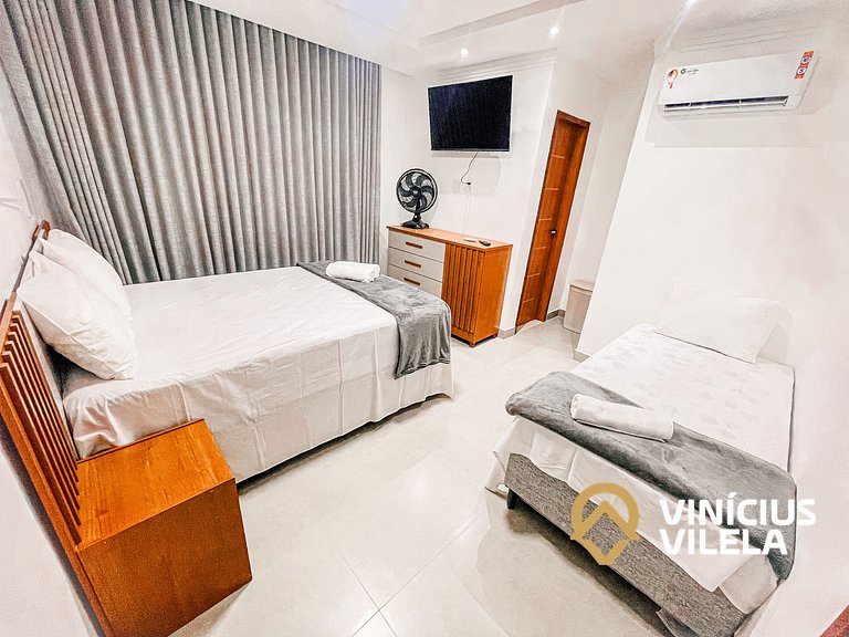Casa Individual com 2 suítes, cozinha completa, Internet pri