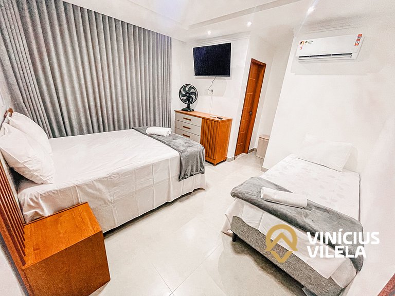 Casa Individual com 2 suítes, cozinha completa, Internet pri