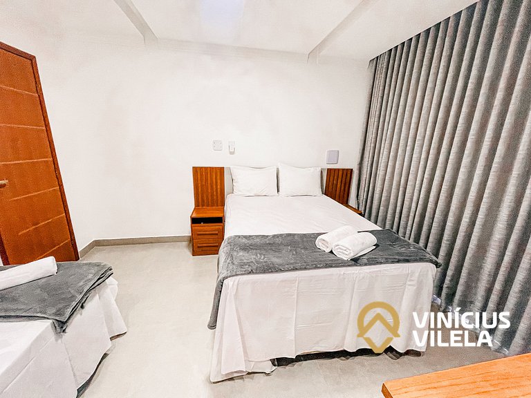 Casa Individual com 2 suítes, cozinha completa, Internet pri