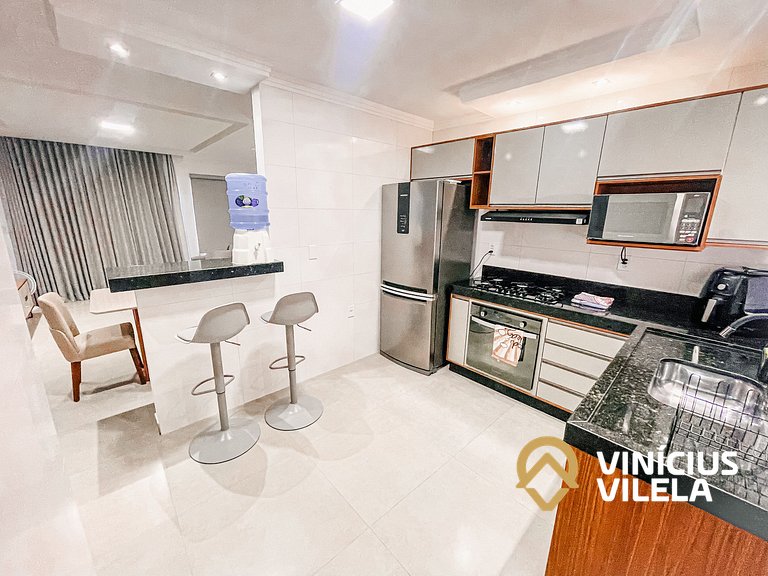 Casa Individual com 2 suítes, cozinha completa, Internet pri