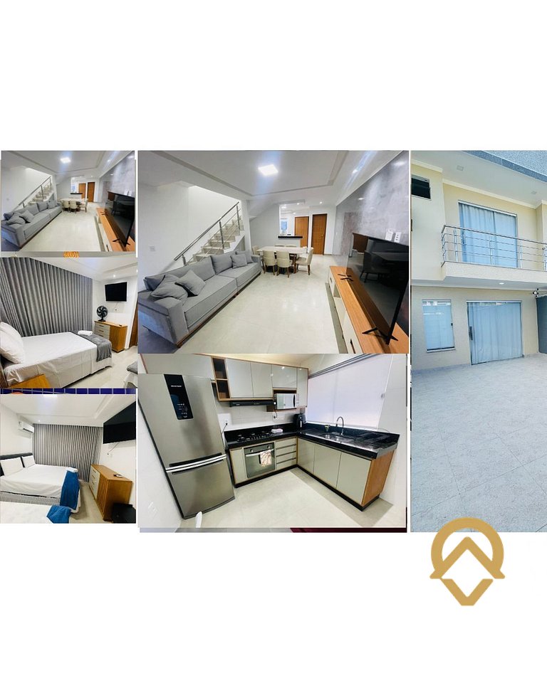 Casa Individual com 2 suítes, cozinha completa, Internet pri