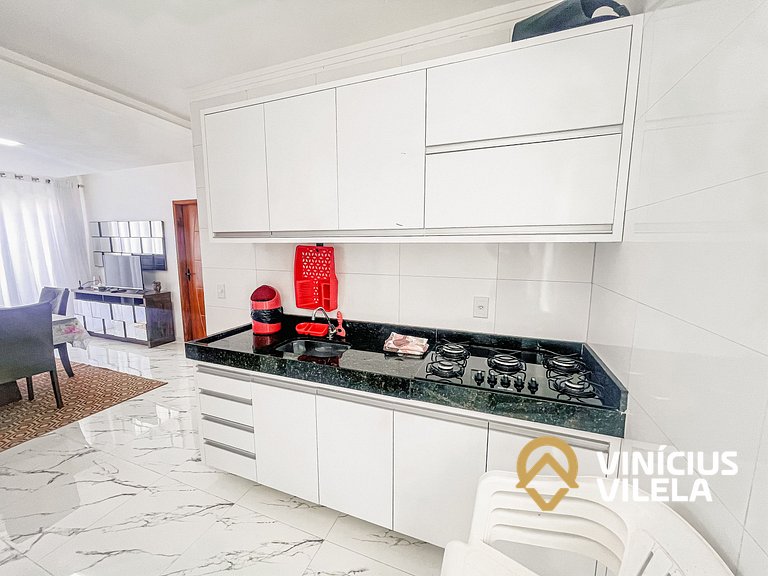 Apê com Vista mar, 2 quartos sendo 1 suíte (ambos com ar con