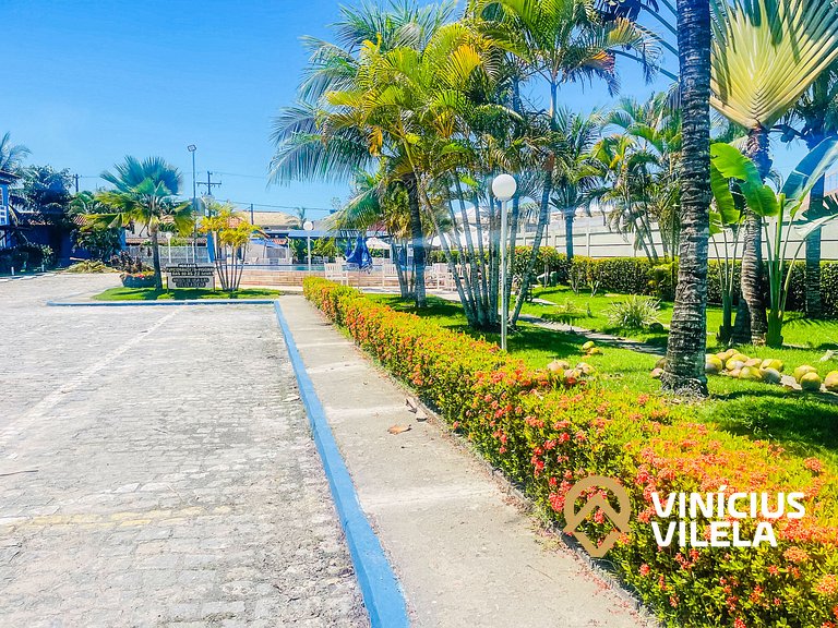 Apê 2Q cond. com piscina prox ao Axé Moi