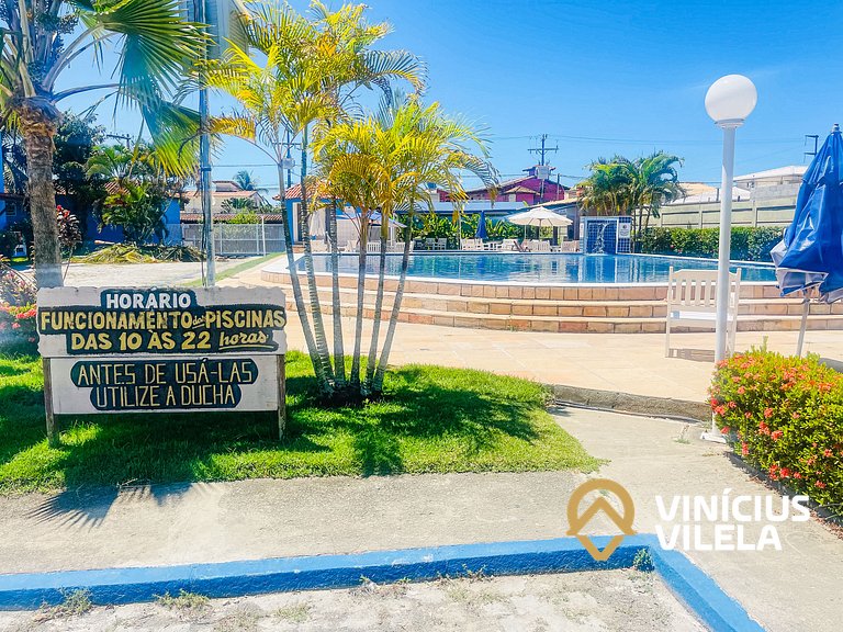 Apê 2Q cond. com piscina prox ao Axé Moi