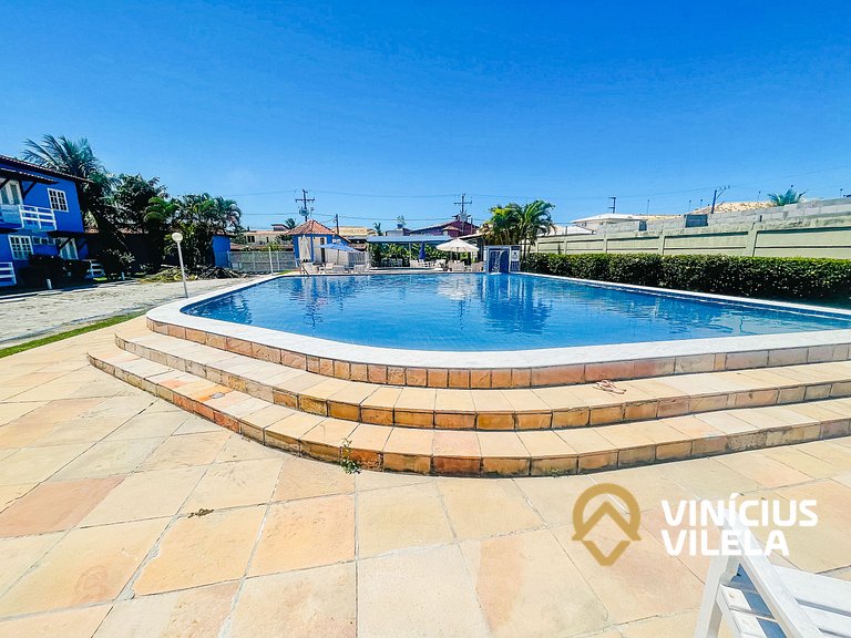 Apê 2Q cond. com piscina prox ao Axé Moi