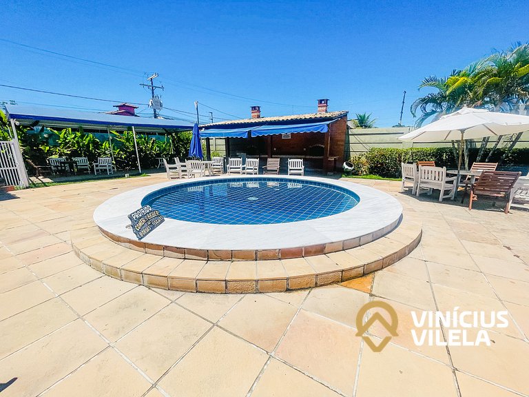 Apê 2Q cond. com piscina prox ao Axé Moi