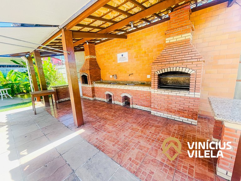 Apê 2Q cond. com piscina prox ao Axé Moi