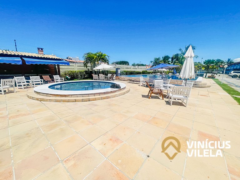 Apê 2Q cond. com piscina prox ao Axé Moi