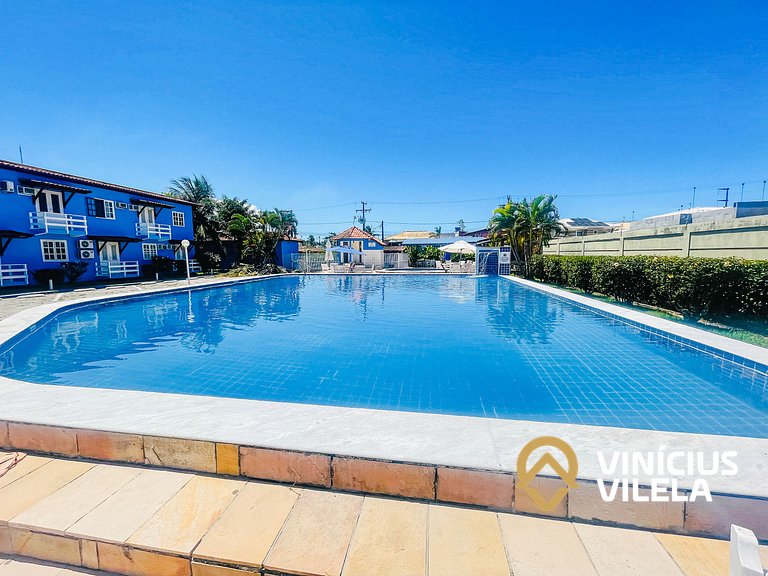 Apê 2Q cond. com piscina prox ao Axé Moi