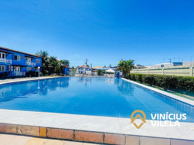 Apê 2Q cond. com piscina prox ao Axé Moi
