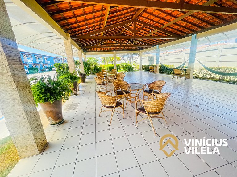 Apê 2Q cond. com piscina prox ao Axé Moi