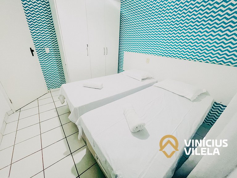 Apê 2Q cond. com piscina prox ao Axé Moi