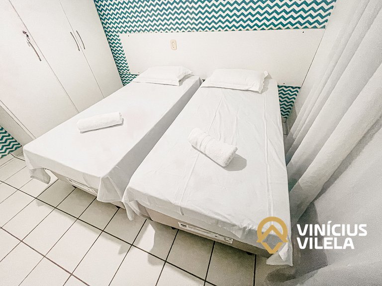 Apê 2Q cond. com piscina prox ao Axé Moi