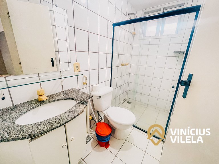 Apê 2Q cond. com piscina prox ao Axé Moi