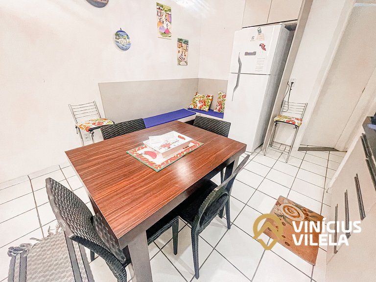 Apê 2Q cond. com piscina prox ao Axé Moi