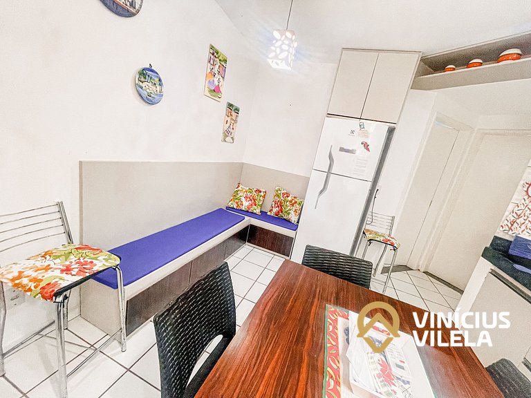 Apê 2Q cond. com piscina prox ao Axé Moi