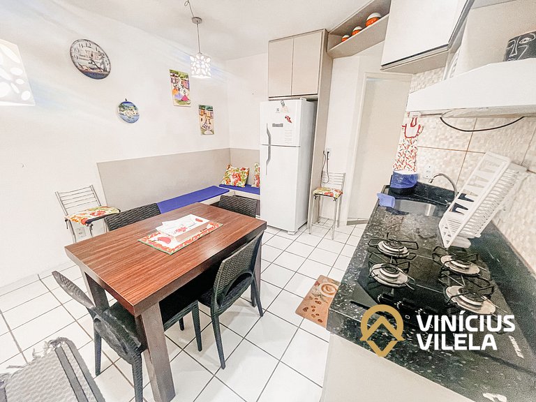 Apê 2Q cond. com piscina prox ao Axé Moi