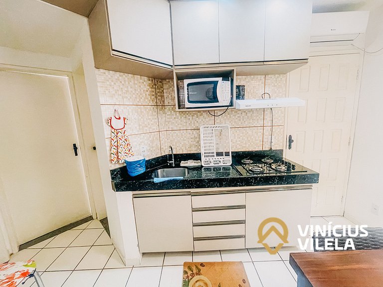 Apê 2Q cond. com piscina prox ao Axé Moi