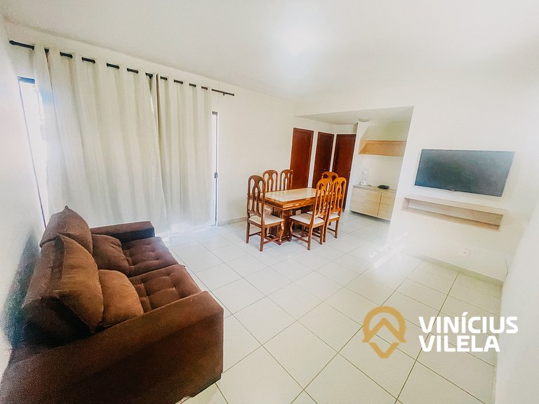 Apartamento pavimento superior com 2 quartos (todos com ar c