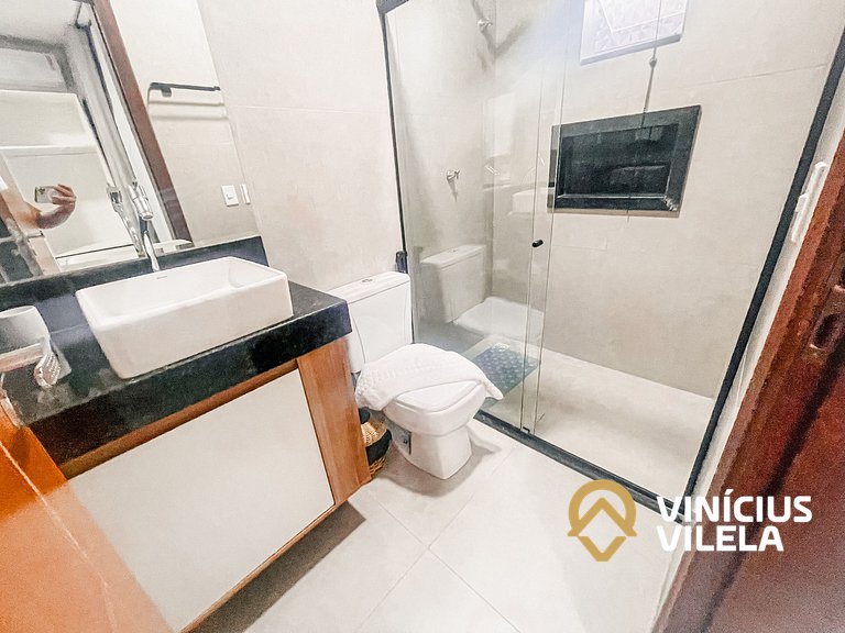 Casa 3Q toda clmatizada, Praia de Taperapuã