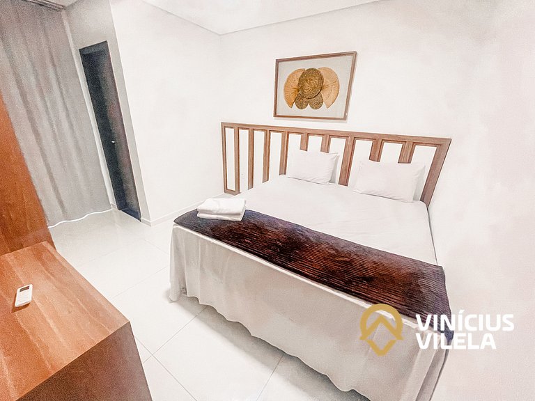 Com 3 suítes, sala climatizada e com cervejeira, acomoda até