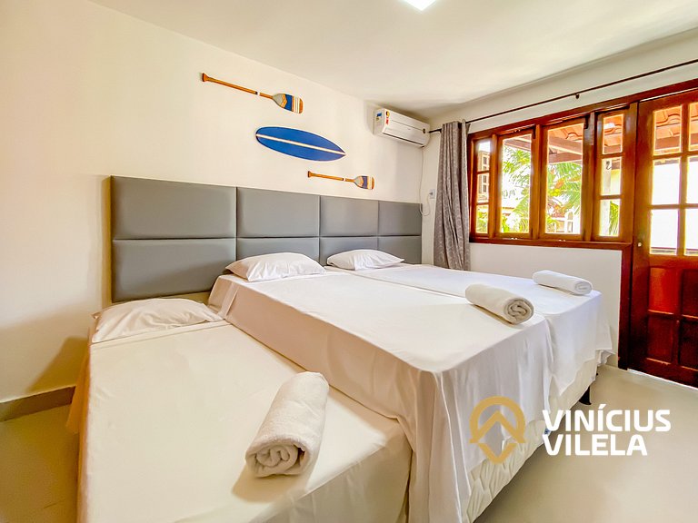 Casa toda reformada com 2 suítes (ambas com ar split) área g
