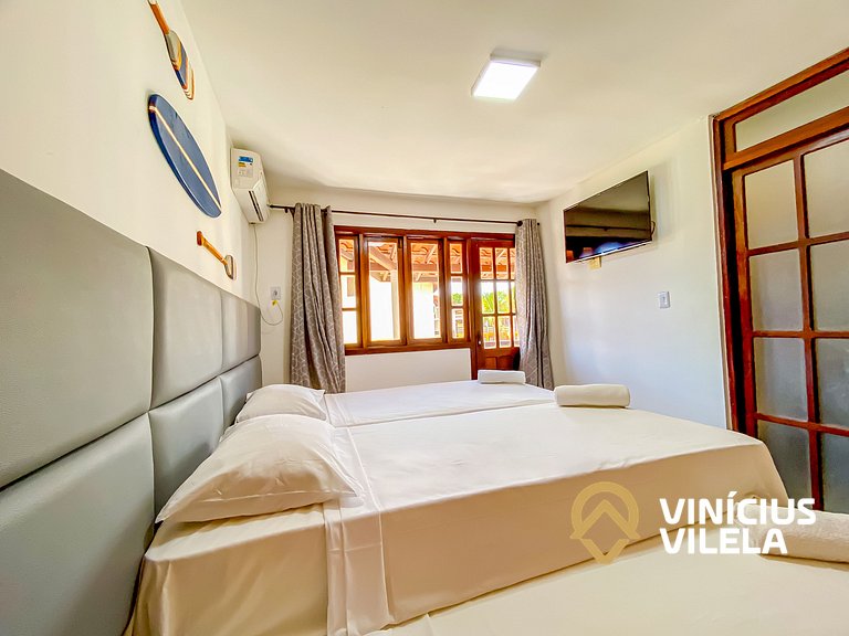 Casa toda reformada com 2 suítes (ambas com ar split) área g