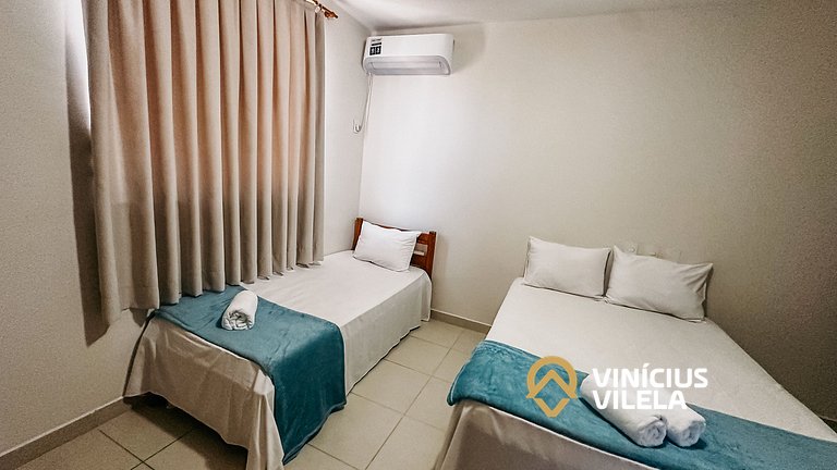 Apartamento pavimento superior com 2 quartos (todos com ar c