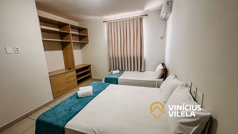 Apartamento pavimento superior com 2 quartos (todos com ar c