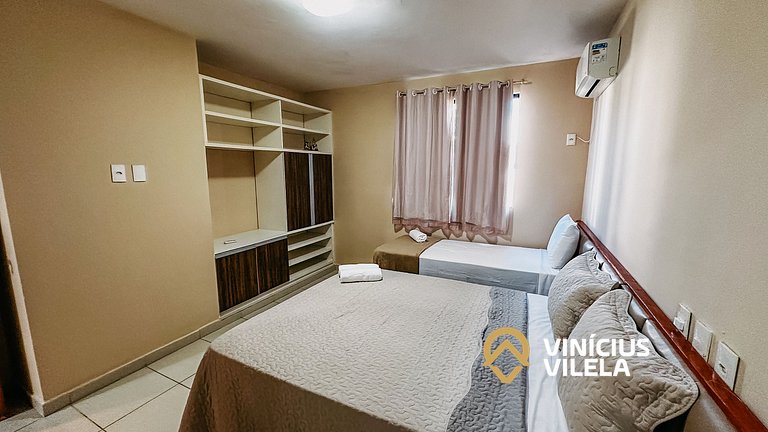 Apartamento térreo com 2 quartos