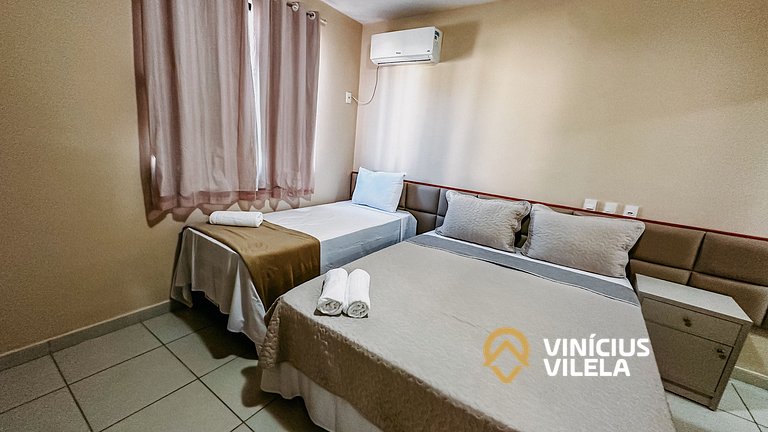 Apartamento térreo com 2 quartos