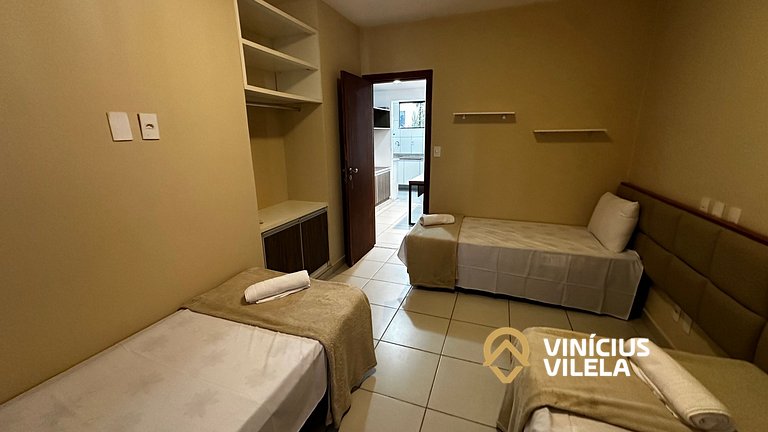 Apartamento térreo com 2 quartos