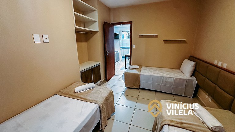 Apartamento térreo com 2 quartos