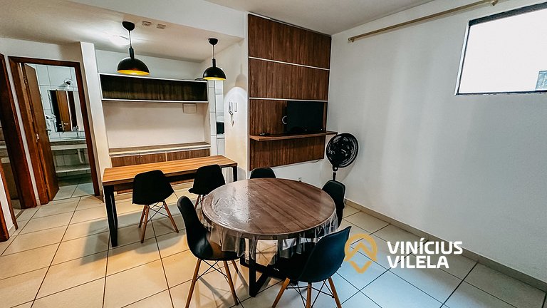 Apartamento térreo com 2 quartos