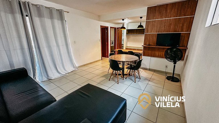 Apartamento térreo com 2 quartos