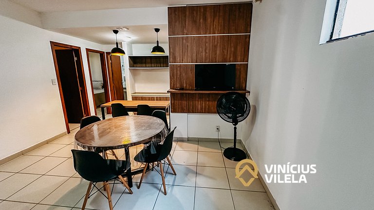 Apartamento térreo com 2 quartos