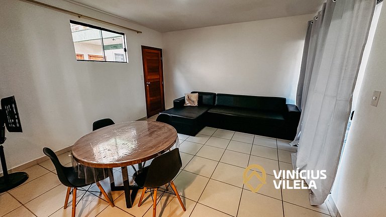 Apartamento térreo com 2 quartos