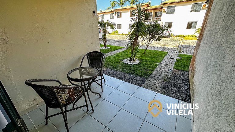 Apartamento térreo com 2 quartos