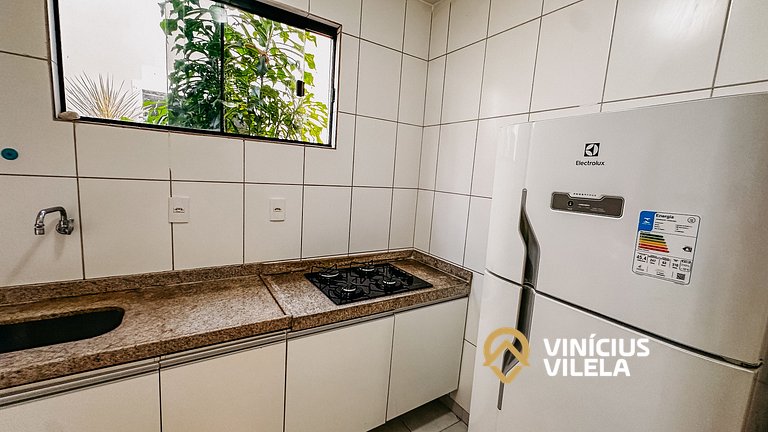 Apartamento térreo com 2 quartos