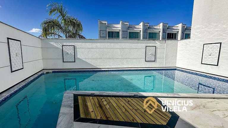 Casa com 4 quartos, piscina e área gourmet